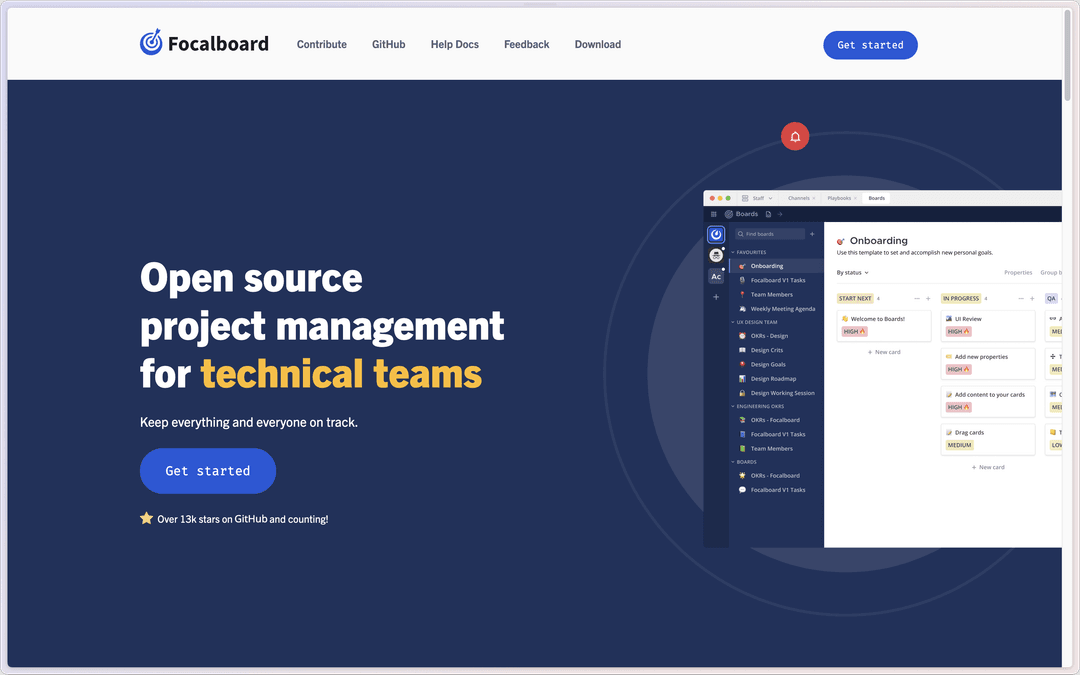 Focalboard - Self-hosted Project Management solution