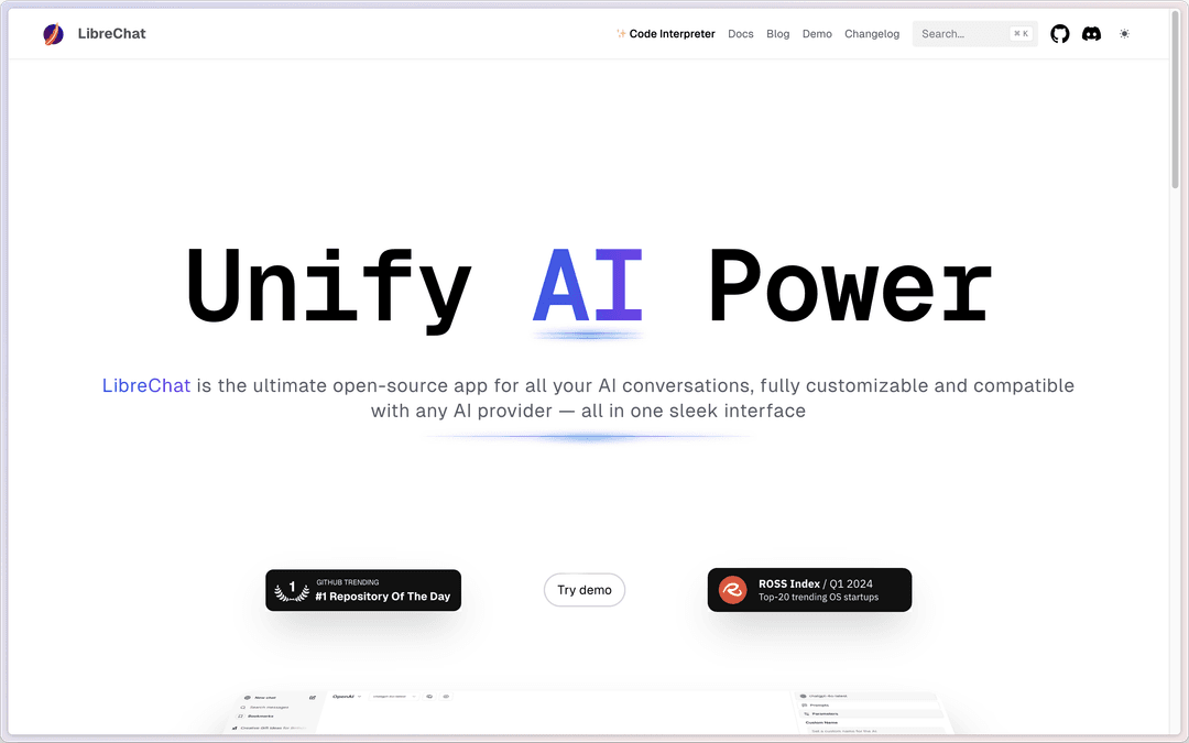 LibreChat - Self-hosted AI solution
