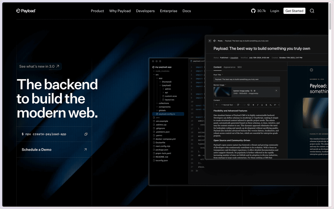 Payload - Self-hosted CMS solution